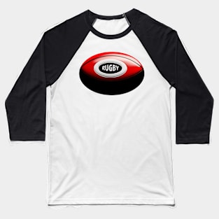 Rugby Design Baseball T-Shirt